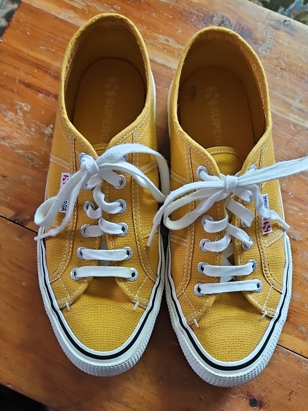 Superga Mustard Yellow Sneakers